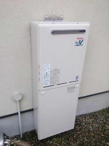 給湯器交換工事/配管カバー交換　千葉県大網白里市　RUF-A2400SAW-Aset13A