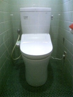 トイレ交換工事　静岡県静岡市駿河区　CS230BM-SH230BA-W
