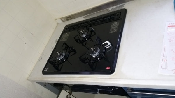 ガスコンロ交換工事　東京都あきる野市　N3GN2RSQ1-LPG-R