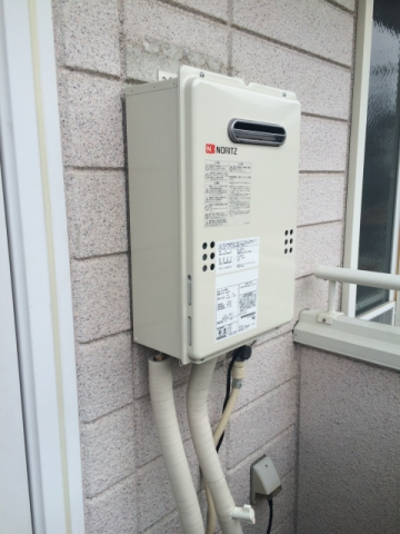 給湯器交換工事　兵庫県川西市　GQ-1639WS-set