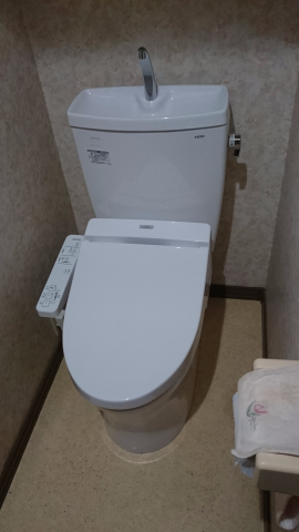 トイレ交換工事　千葉県市原市　CS230B-SH231BA-W