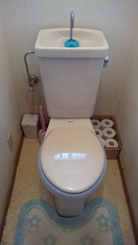 トイレ交換工事　栃木県下都賀郡野木町　CS230BM-SH231BA-W - Before