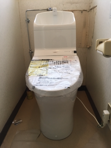 トイレ交換工事　茨城県牛久市　CES967M-NW1