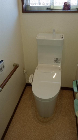 トイレ交換工事　宮崎県宮崎市　XCH3013WST