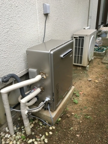 ガス給湯器交換・浴室水栓工事　大阪府泉南郡熊取町　RUF-E2405SAG-A-set-13A