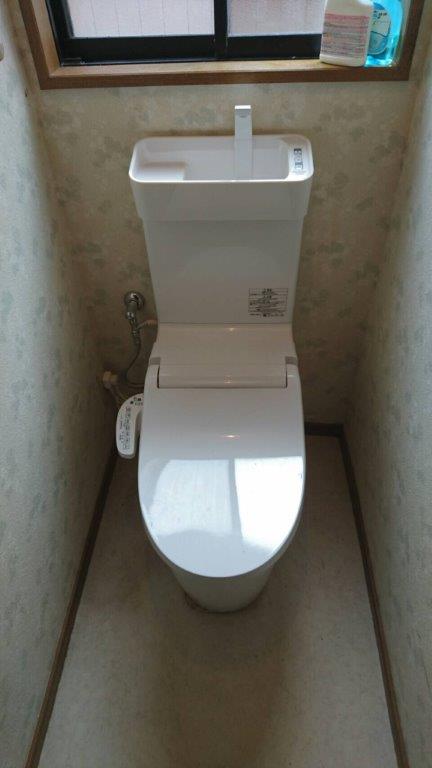 トイレ 蛇口交換工事　鹿児島県鹿児島市　XCH3013WST - After