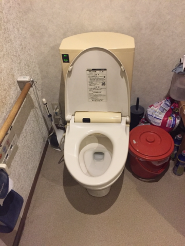 トイレ交換工事　茨城県つくば市　CES9787F-NW1 - Before