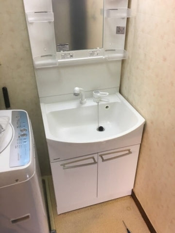 洗面化粧台交換工事　愛知県名古屋市中村区　kouji03 - After