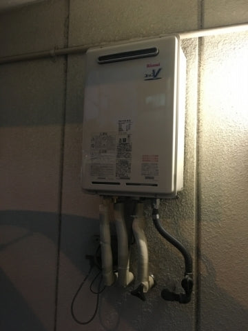 ガス給湯器交換工事　大阪府大阪市生野区　RUJ-V1611W-A-13A