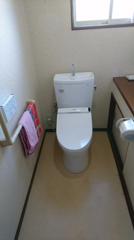 トイレ交換工事　宮城県白石市　TCF6551AKJ-NW1 - After
