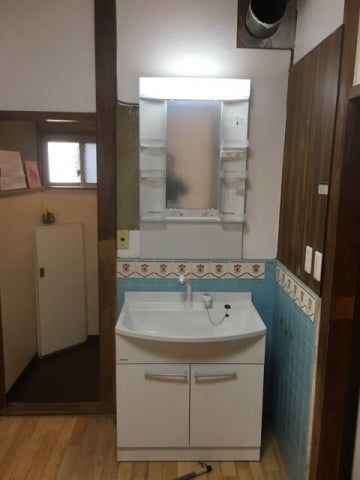 洗面化粧台 トイレ交換工事　愛知県あま市　CES967M-NW1