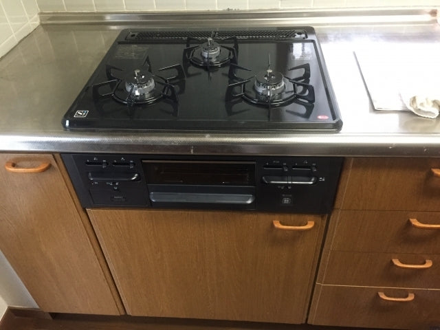 ビルトインガスコンロ交換工事　千葉県船橋市　N3GN2RSQ1-R-13A - After