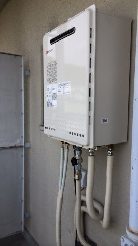ｶﾞｽふろがま撤去・新設給湯器取付工事・給湯水（追焚）・電源配線工・混合栓取付共　兵庫県姫路市　anshin04 - After
