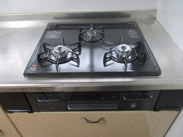 ビルトインガスコンロ交換工事　三重県名張市　N3GN2RSQ1-L-13A