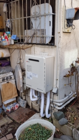 ガス給湯器交換工事　東京都目黒区　GT-1650SAWX-2BL-13A - After