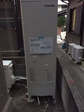 エコキュート交換工事　和歌山県和歌山市　HWH-B465H-set - After