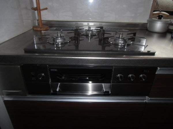 ガスコンロ交換工事　神奈川県川崎市宮前区　RHS31W15G7R3-STW-13A