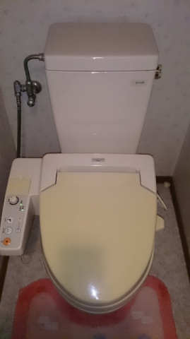 トイレ交換工事/床/壁紙張替え共　福岡県大牟田市　CES9766F - Before