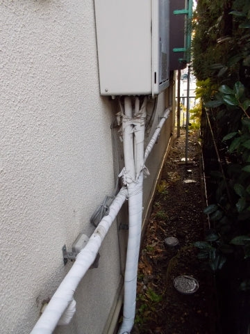 給湯器交換工事/排気カバー取付　埼玉県草加市　GT-2450SAWX-2BL-set - Before