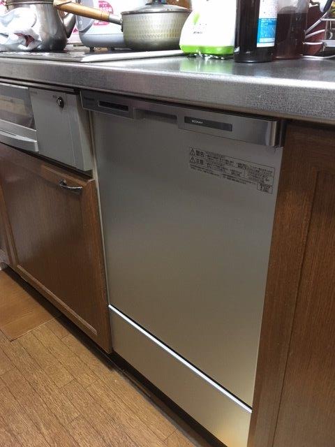 ビルトイン食洗機交換工事　広島県広島市西区　NP-45MC6T