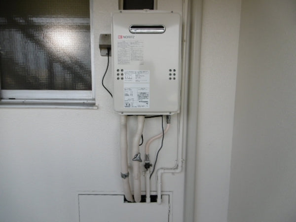 ガス給湯器交換工事　神奈川県平塚市　GQ-1639WS-set-LPG