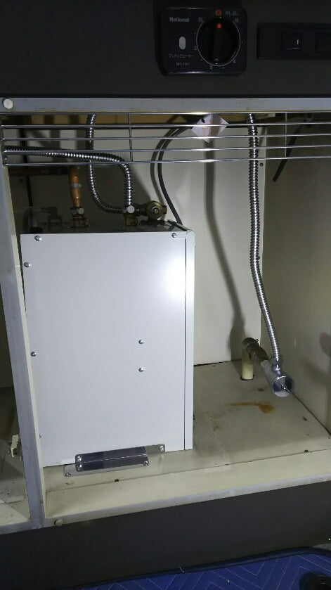 小型電気温水器交換工事　東京都文京区　EHPN-F6N3