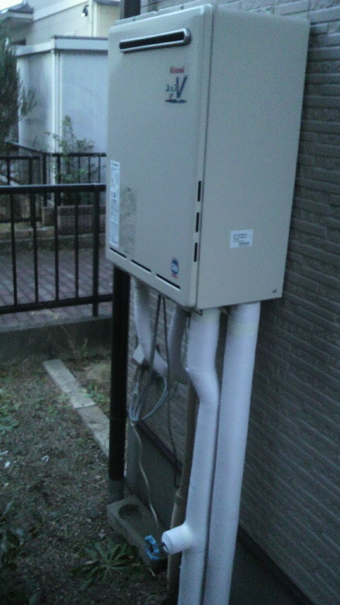 給湯器・給水・給水配管・電熱ヒーター交換工事　栃木県宇都宮市　RUF-A2003SAW-Aset13A