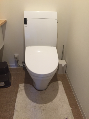トイレ交換・CF張替工事　東京都江東区　XCH1401WS - Before