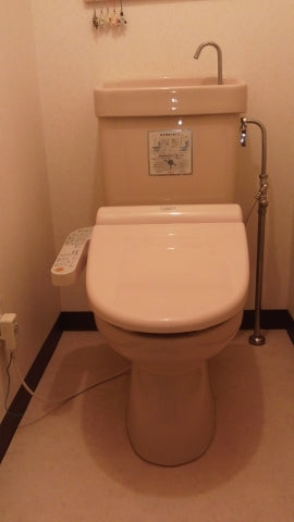 トイレ交換工事/止水栓交換え共　埼玉県川越市　GC-110PTU-DT-5500BL - Before