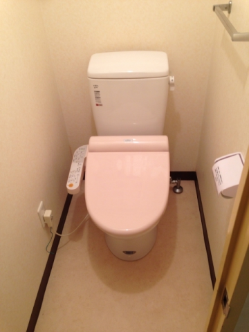 トイレ交換工事/止水栓交換え共　埼玉県川越市　GC-110PTU-DT-5500BL