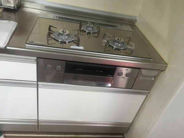 ビルトインガスコンロ交換工事　千葉県白井市　N3WP6PWASKSTES-13A
