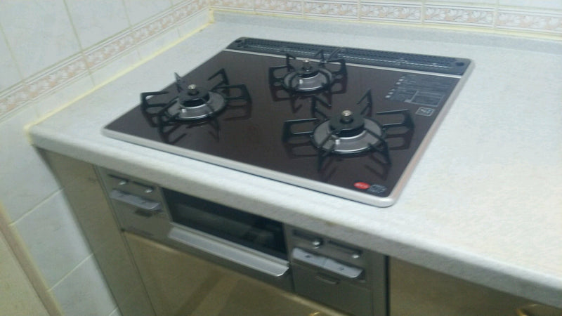 給湯器・ビルトインガスコンロ交換工事　東京都江戸川区　GT-2050SAWX-2BL-set - After