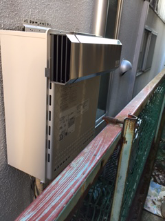 給湯器交換工事　東京都世田谷区　GT-2450SAWX-2BL-set