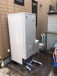 エコキュート交換工事　静岡県静岡市駿河区　EQ37TFV-set