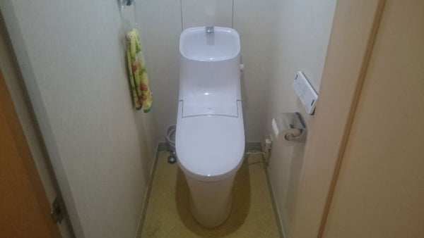 トイレ交換工事　神奈川県横浜市西区　BC-ZA20H-DT-ZA281H-BW1