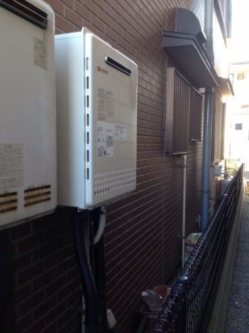 給湯器・ガス配管交換工事　埼玉県川越市　GT-2450SAWX-2BL - After