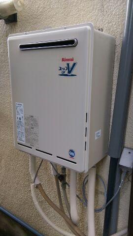 給湯器交換工事/リモコン配線（浴室のみ）　大阪府泉大津市　RUF-A2003SAW-A-13A