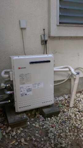 給湯器・循環交換/追炊配管新設　大阪府和泉市　GT-2450SARX-2BL-set