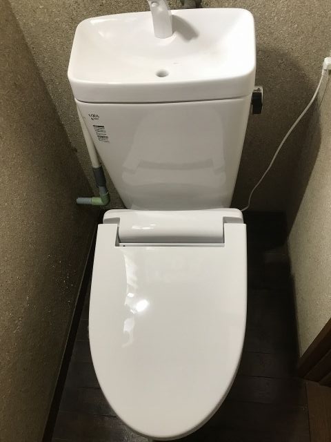 トイレ交換工事　神奈川県川崎市麻生区　BC-ZA10H-DT-ZA180H-BW1