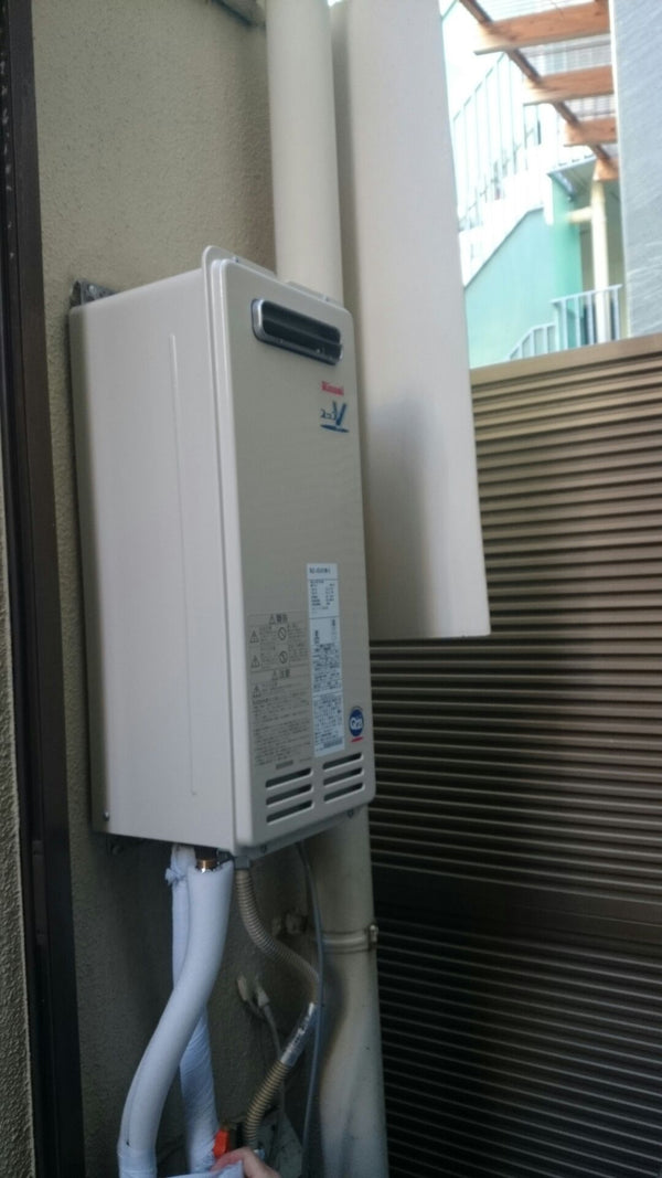 給湯器交換・ガス配管交換　東京都中央区　RUX-VS1616W-E