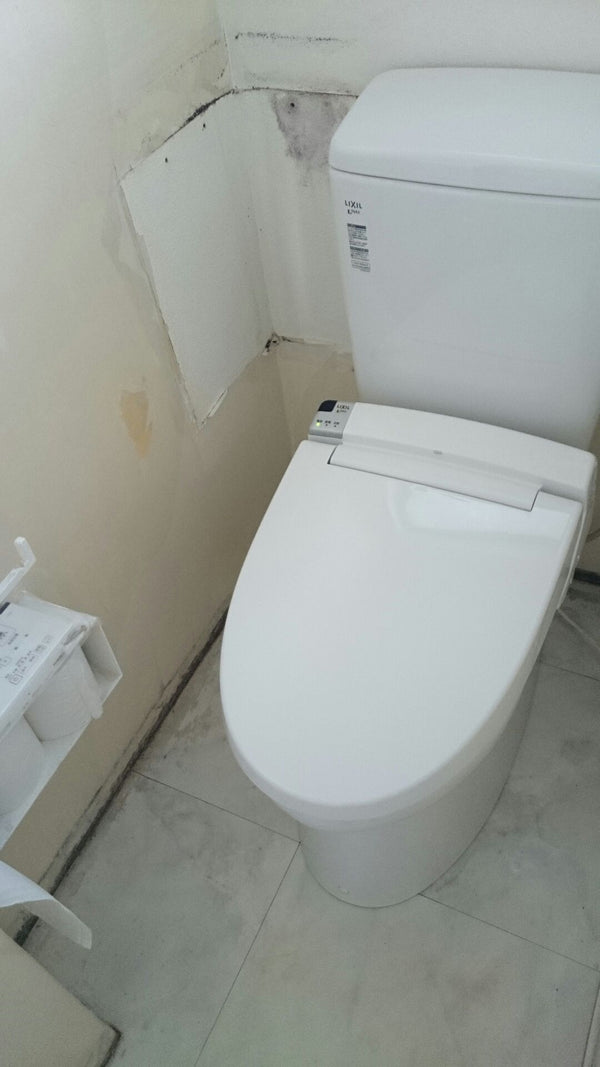 トイレ交換工事（給水管移設工共）　東京都港区　BC-Z10HU-DT-Z150HU