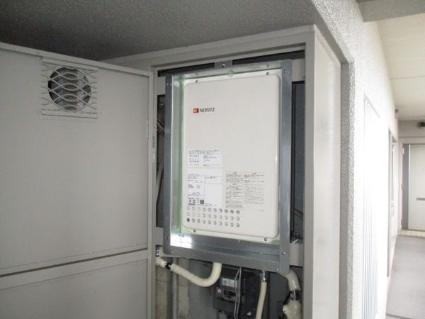 ガス給湯器 トイレ 洗面化粧台交換工事　京都府宇治市　GQ-1626AWX-TB-DX-BL-13A