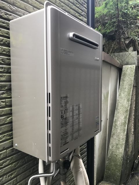 ビルトインガスコンロ ガス給湯器 蛇口交換工事　兵庫県神戸市長田区　RUF-E2405SAW-A-set-13A - After