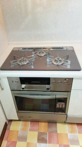 ガスコンロ交換工事　奈良県北葛城郡王寺町　RHS71W15G7R3-STW-13A