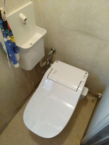 トイレ交換工事　東京都西多摩郡瑞穂町　XCH1401RWS