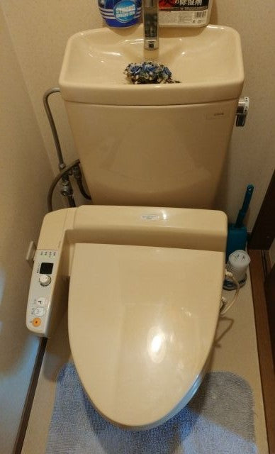 便座交換工事　神奈川県横浜市南区　TCF2221E-NW1 - Before