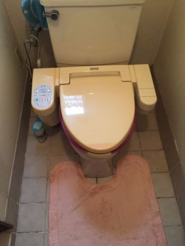 トイレ交換工事　石川県金沢市　CS230BM-SH230BA-W - Before