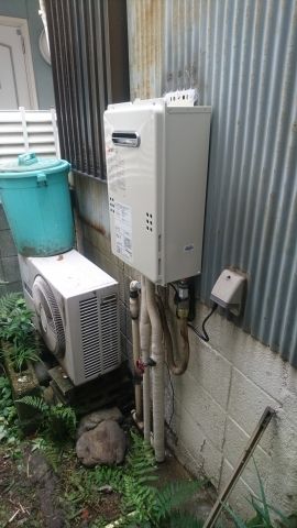 ガス給湯器交換工事　東京都北区　GQ-1639WS 13A - After