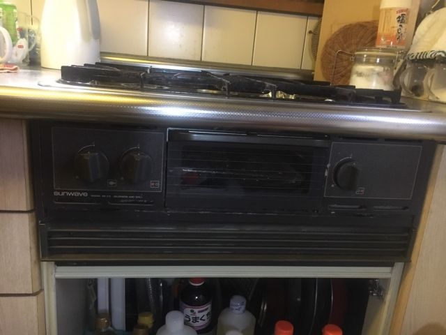 ビルトインガスコンロ交換工事　福岡県久留米市　RS31W20A30D-VW-LPG - Before