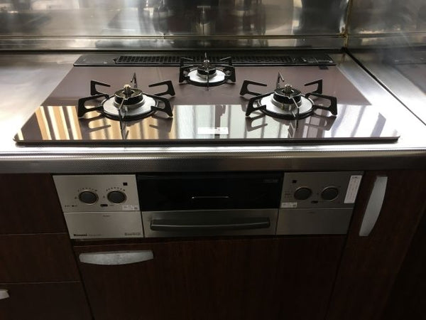 ビルトインガスコンロ交換工事　茨城県鹿嶋市　RHS71W17G26R-STW-LPG